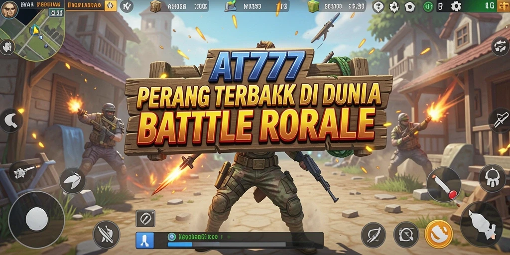 Gameplay seru dan menegangkan di AT777 Battle Royale.