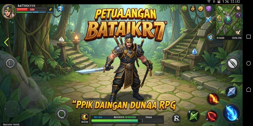 Tampilan gameplay menarik dalam BATIK77 yang memikat pemain RPG.