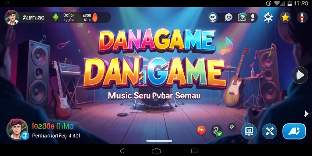 Tampilan gameplay menarik dan interaktif dari DANAGAME.