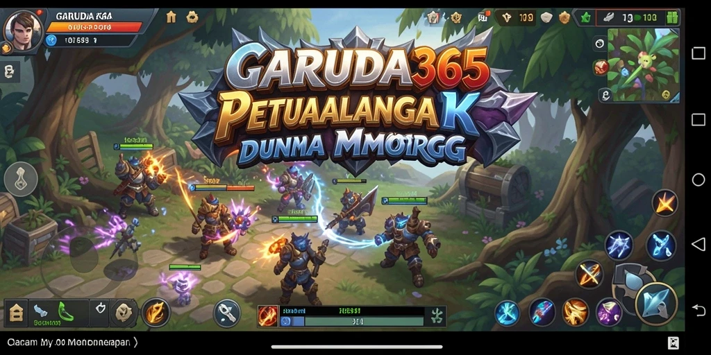 Tampilan gameplay GARUDA365 yang menakjubkan dalam dunia MMORPG.