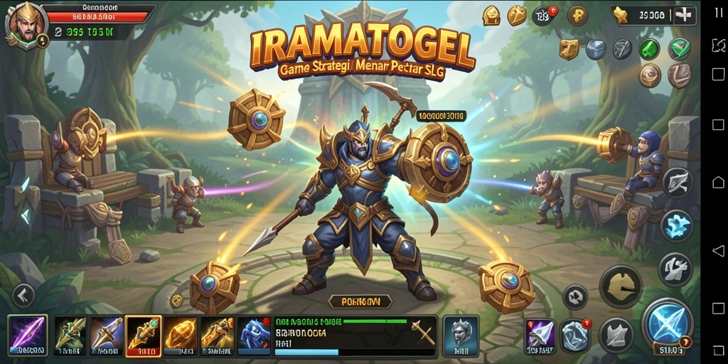 Tampilan gameplay menegangkan dalam IRAMATOGEL.