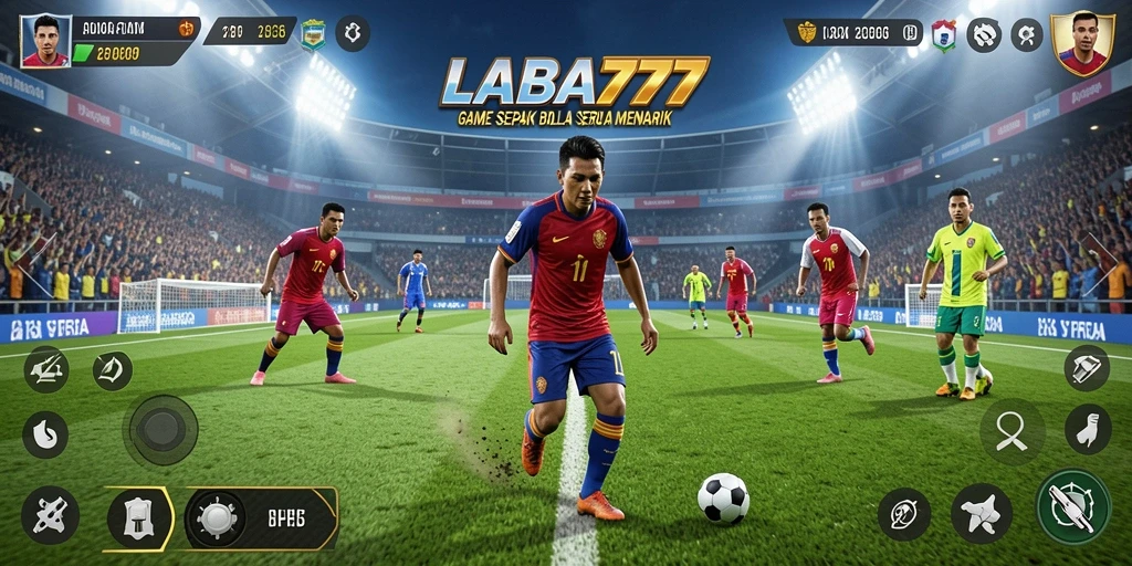 Menampilkan aksi sepak bola yang mendebarkan di LABA777.