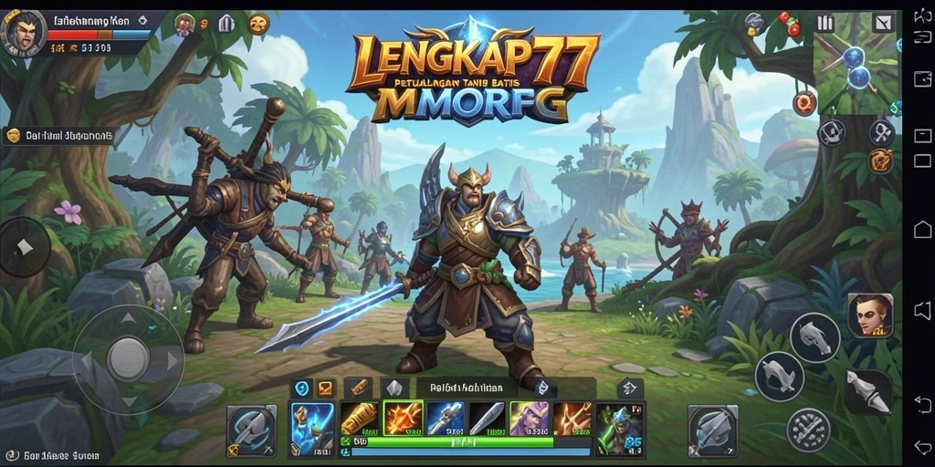 Tampilan layar utama gameplay LENGKAP777 yang seru dan menarik.