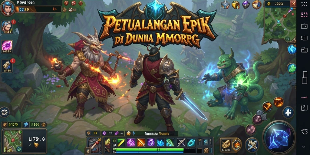 Gameplay LI789 yang seru dan interaktif dalam dunia MMORPG.