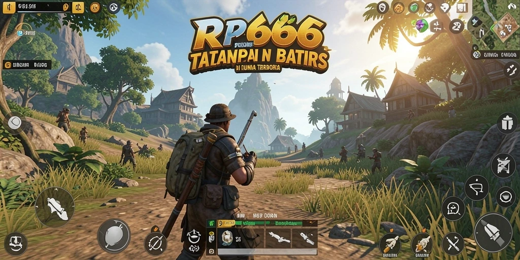 Screenshot menampilkan petualangan seru di dunia terbuka RR666.