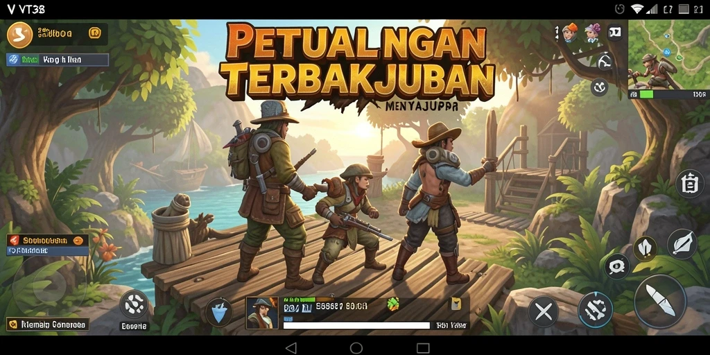 Gameplay menarik di dunia terbuka VT38 dengan petualangan seru.