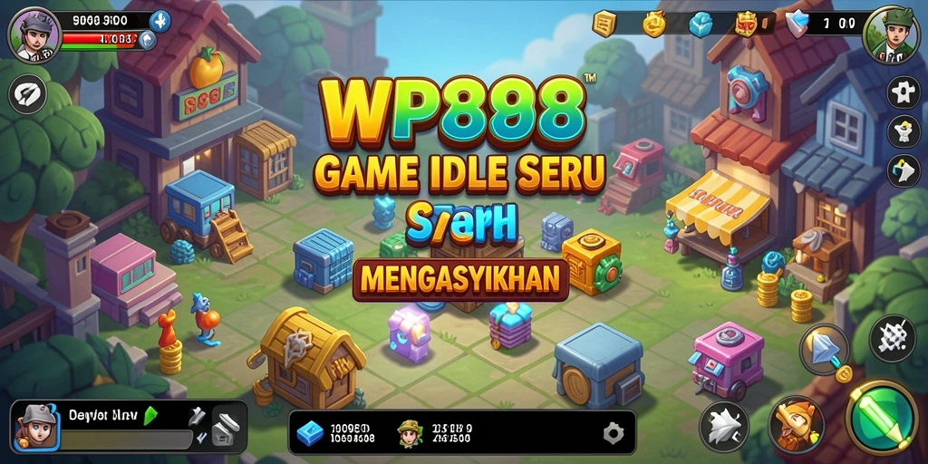 Tampilan gameplay WP888 yang menarik dengan mekanisme Idle yang seru.